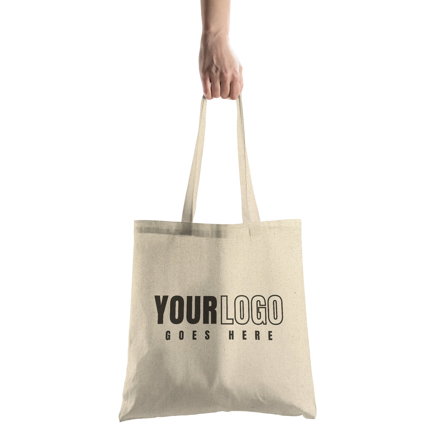 Natural Cotton Tote Bag 15 x 15