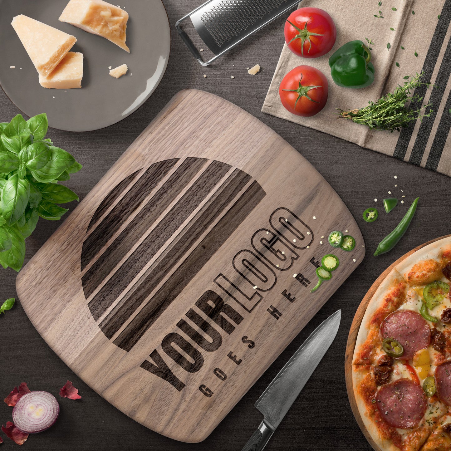 Hardwood Cutting Board Laser Engraved