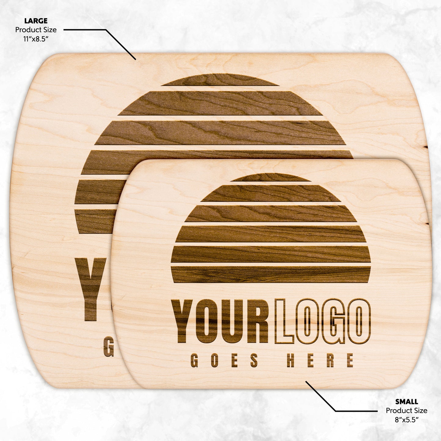 Hardwood Cutting Board Laser Engraved