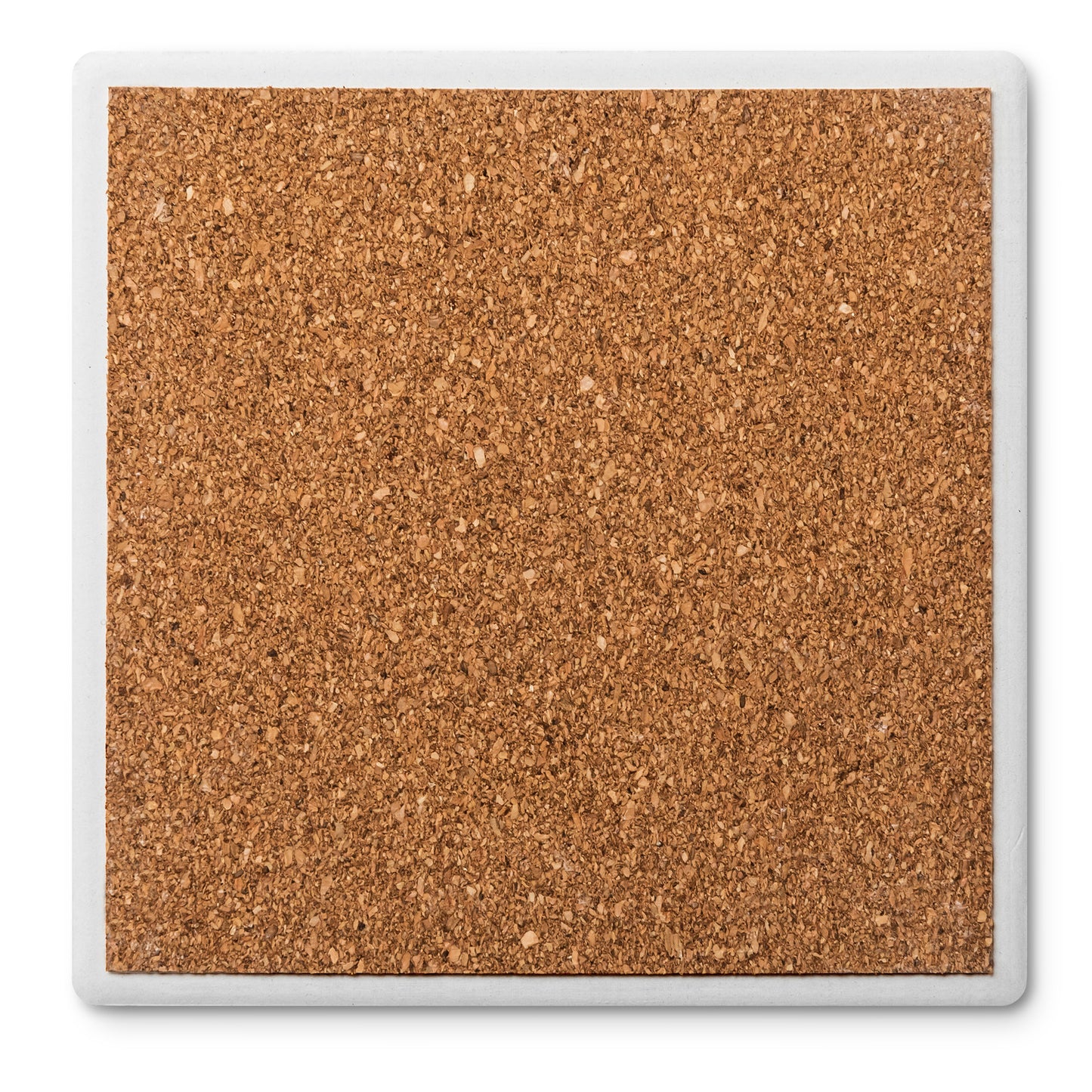 Custom Logo Square Stone Coasters Set