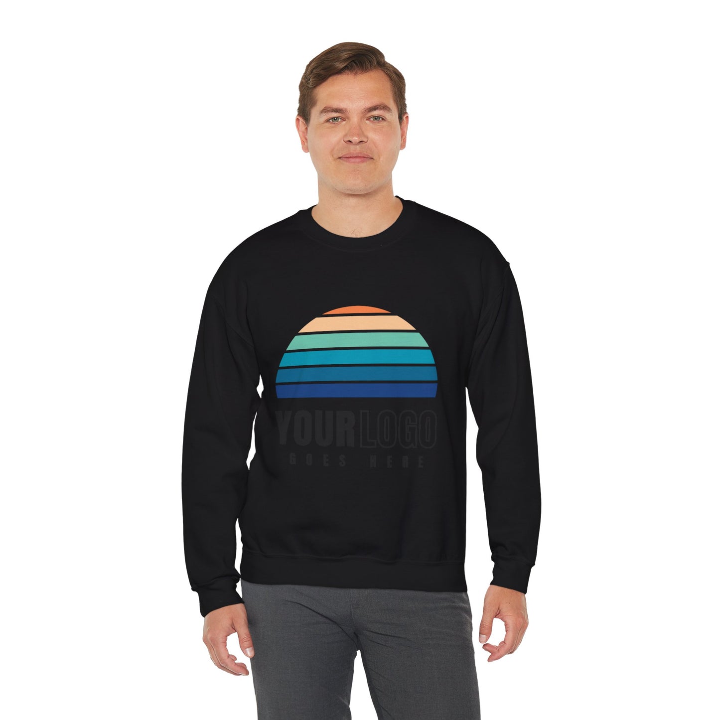 Unisex Heavy Blend™ Crewneck Sweatshirt With Custom Logo