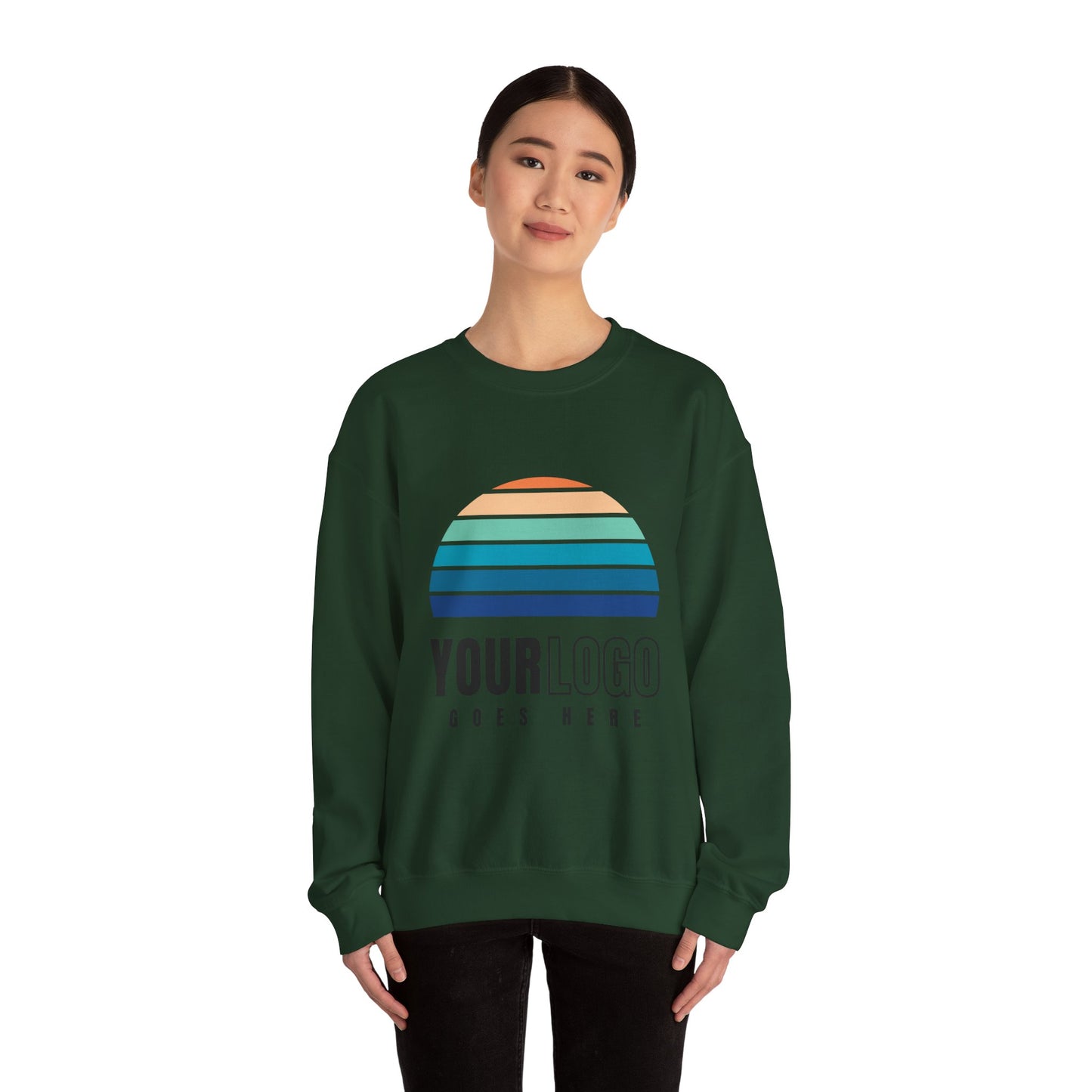 Unisex Heavy Blend™ Crewneck Sweatshirt With Custom Logo