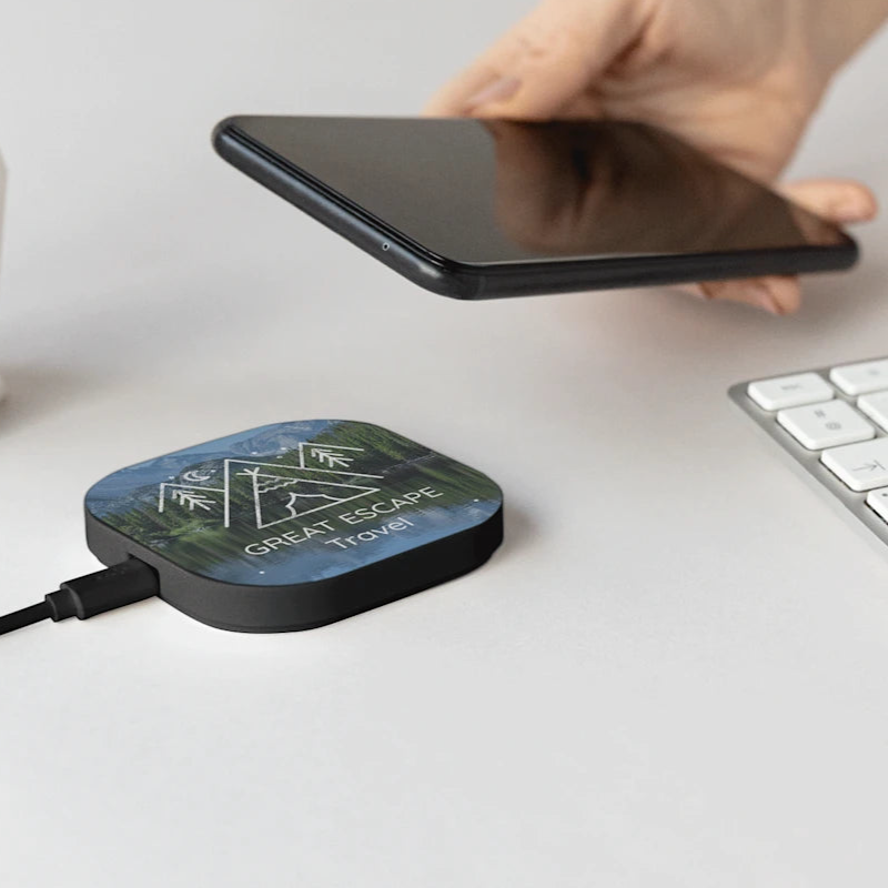 Wireless Phone Charging Pad w/ Custom Logo