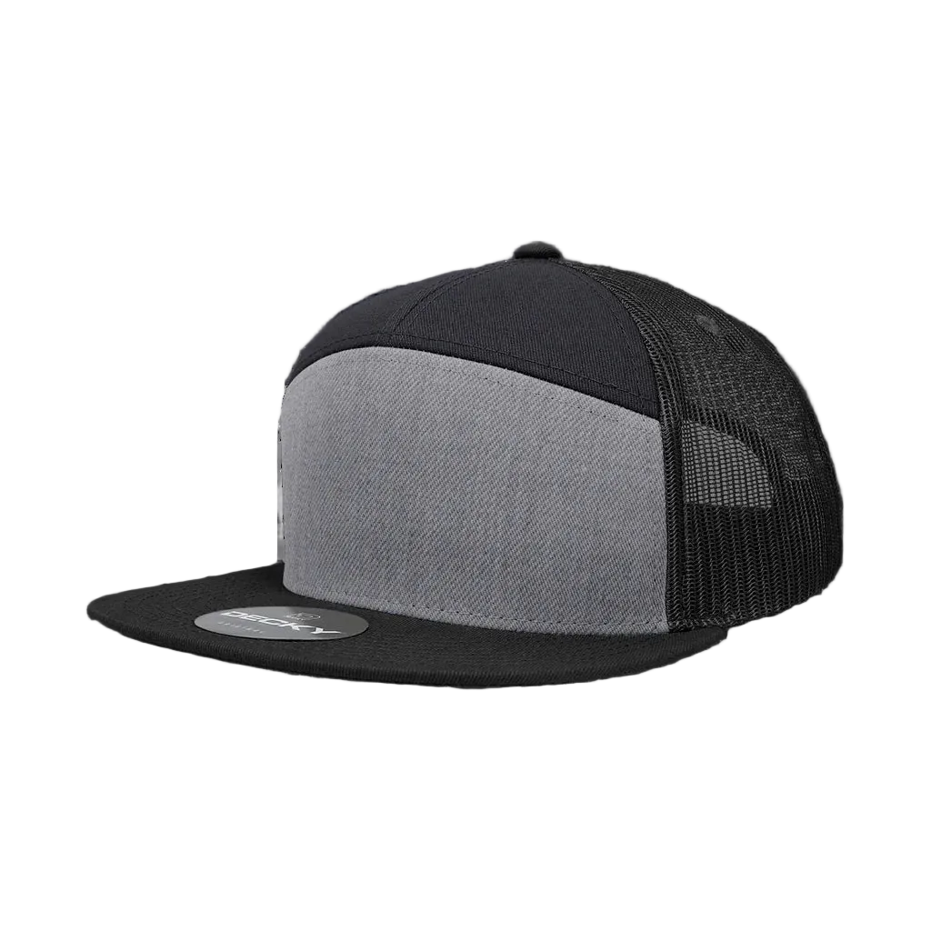7 Panel Flat Bill Hat