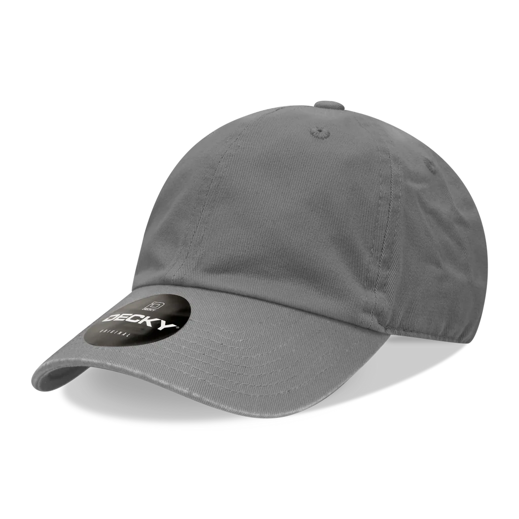 Dad Hat w/ Custom Leatherette Patch - Decky 205