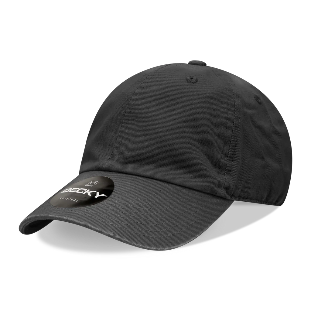 Dad Hat w/ Custom Leatherette Patch - Decky 205
