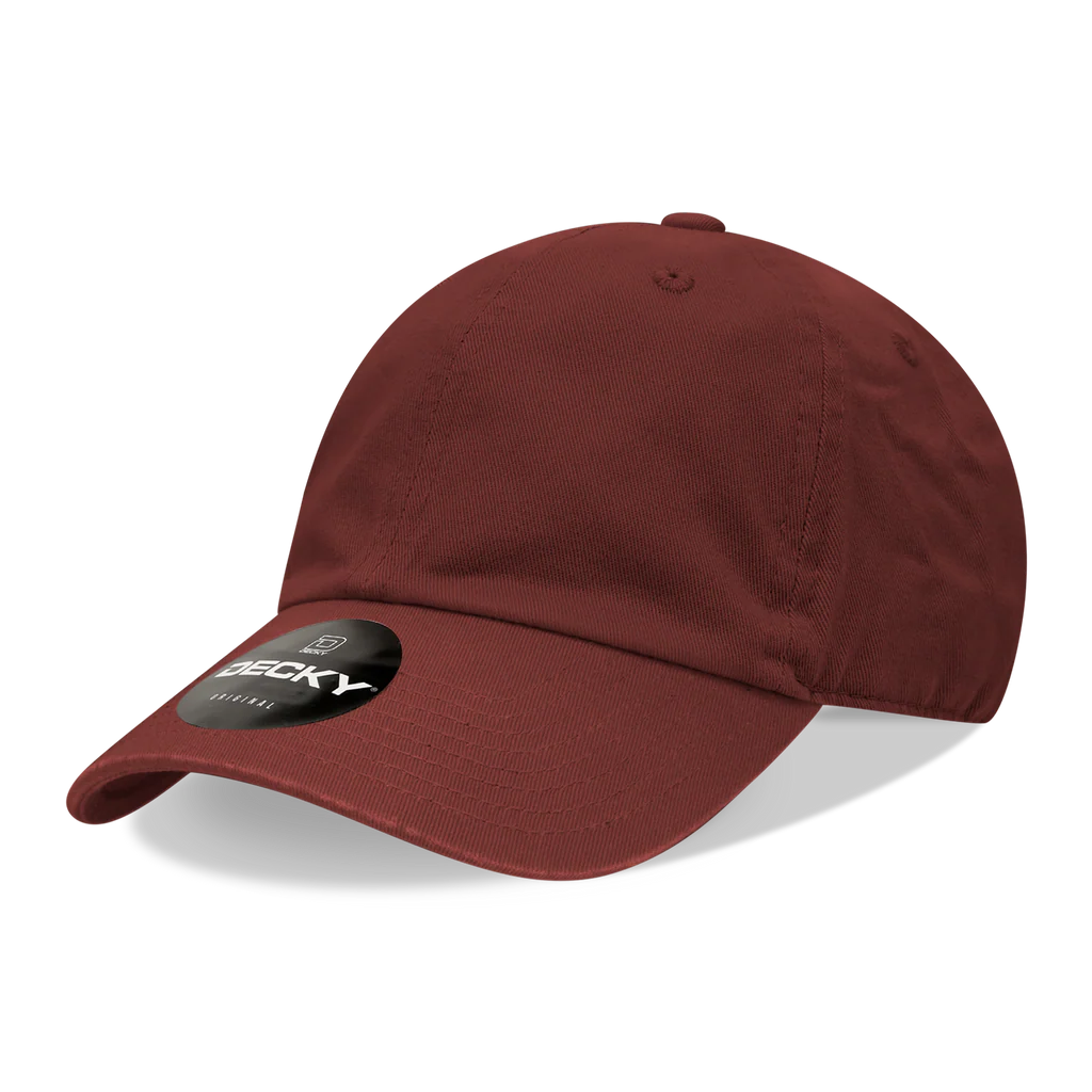 Dad Hat w/ Custom Leatherette Patch - Decky 205