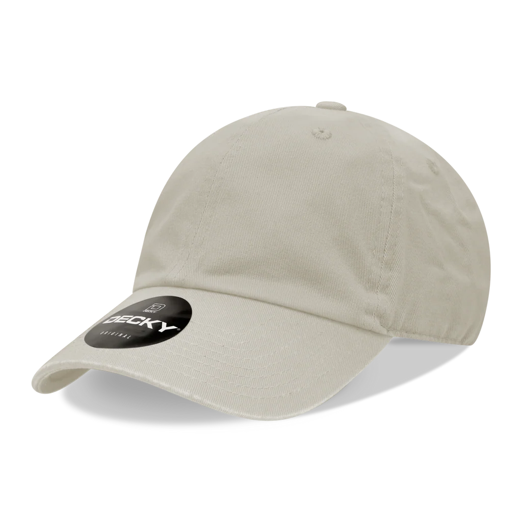 Dad Hat w/ Custom Leatherette Patch - Decky 205