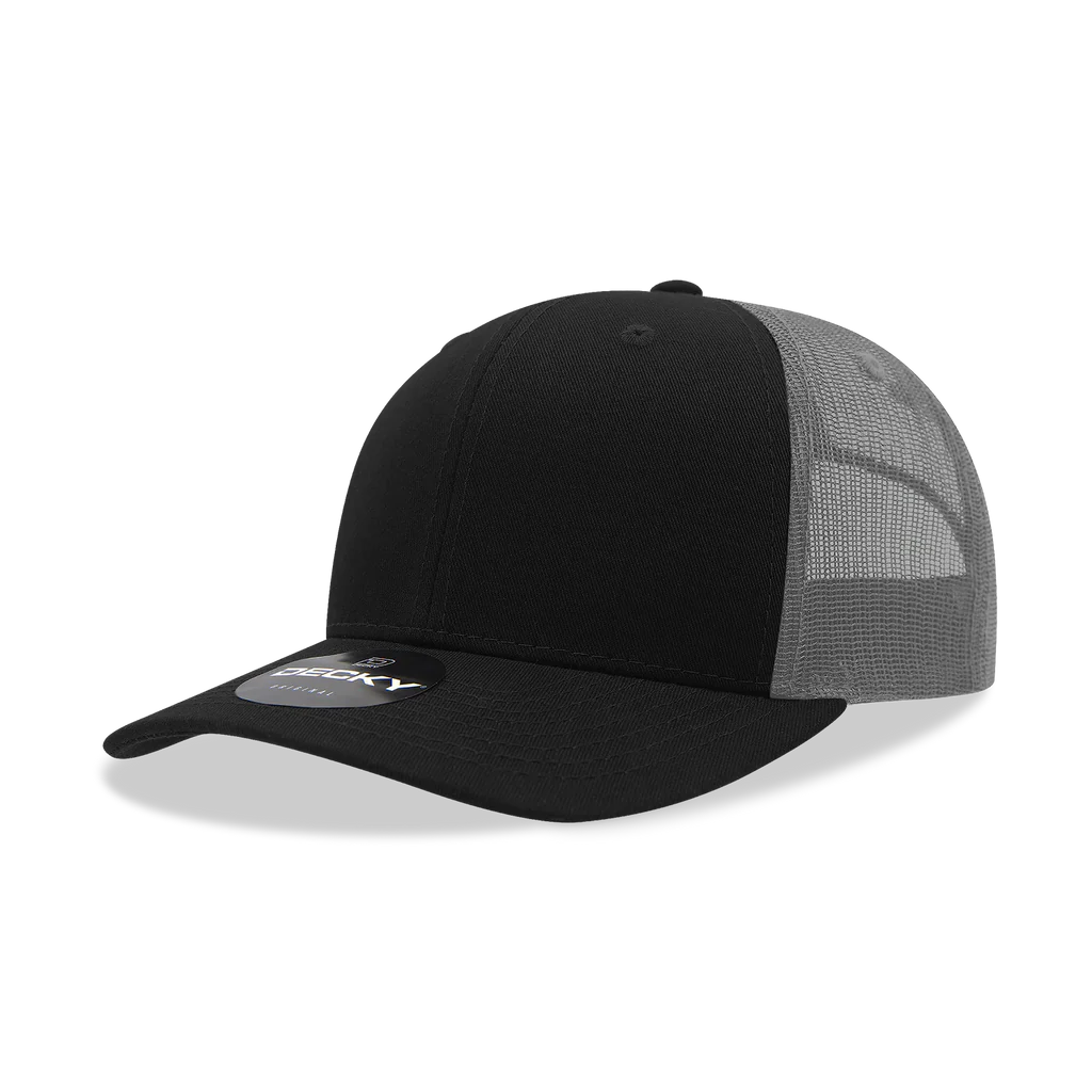 Trucker Hat - Decky 6021 with custom leatherette patch