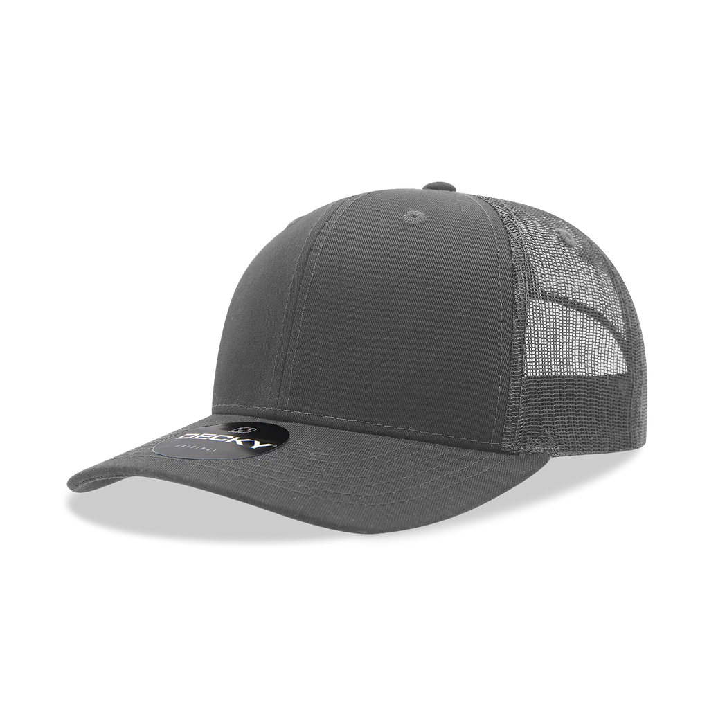 Trucker Hat - Decky 6021 with custom leatherette patch