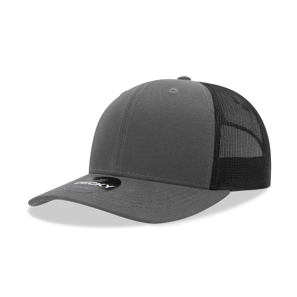 Trucker Hat - Decky 6021 with custom leatherette patch