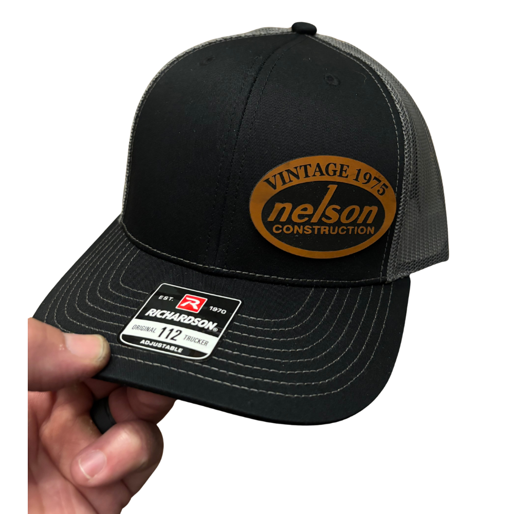 Richardson 112 Trucker Hat with custom patch
