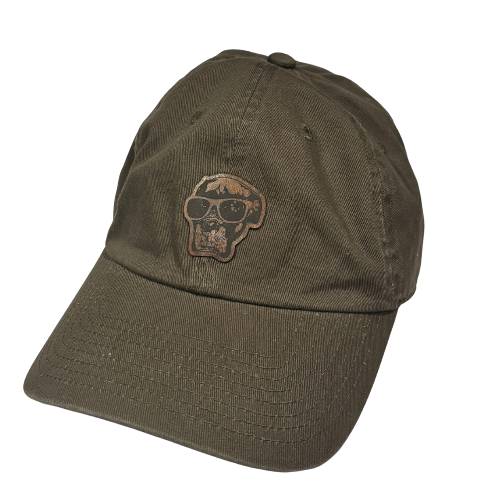 Dad Hat w/ Custom Leatherette Patch - Decky 205