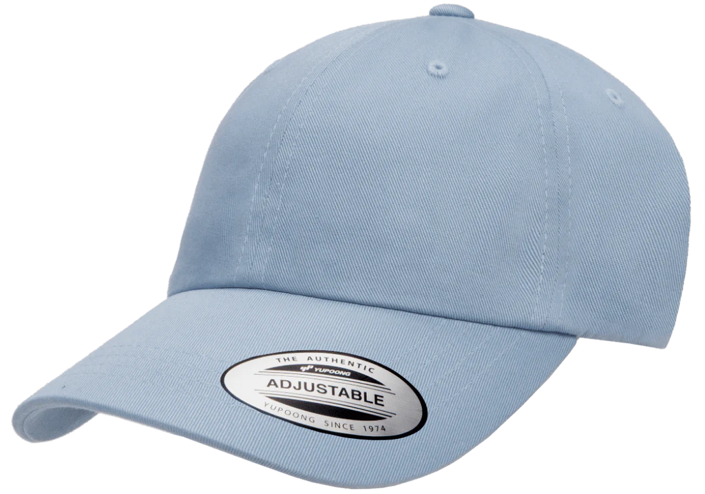 Dad Hat w/ Custom Leatherette Patch - Yupoong 6245CM