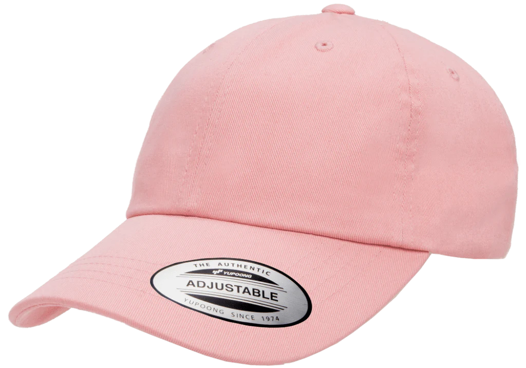 Dad Hat w/ Custom Leatherette Patch - Yupoong 6245CM