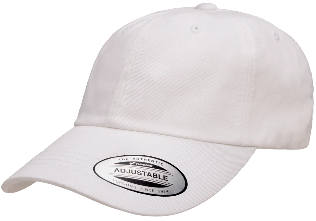 Dad Hat w/ Custom Leatherette Patch - Yupoong 6245CM