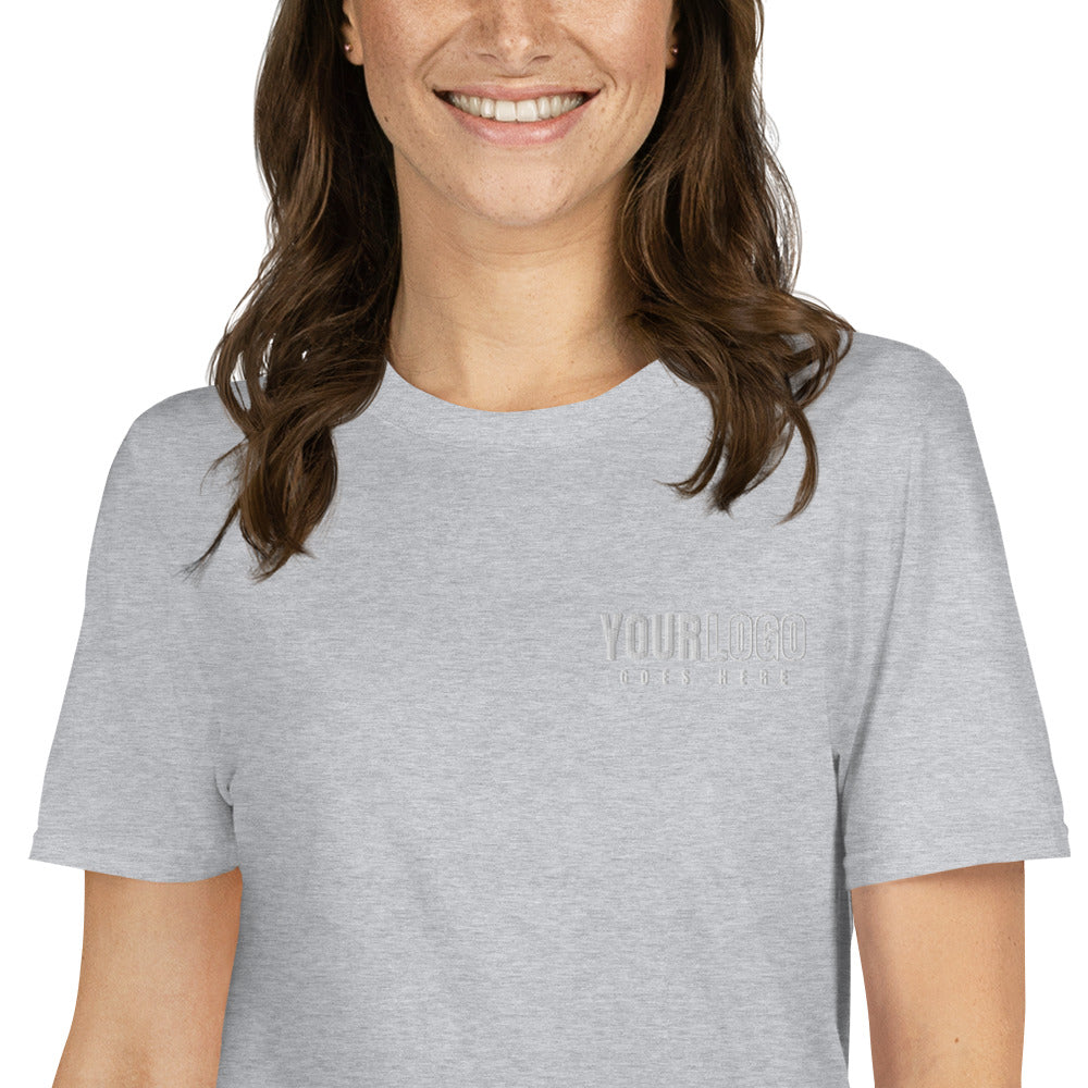 Embroidered Logo Gildan Softstyle Short-Sleeve Unisex T-Shirt