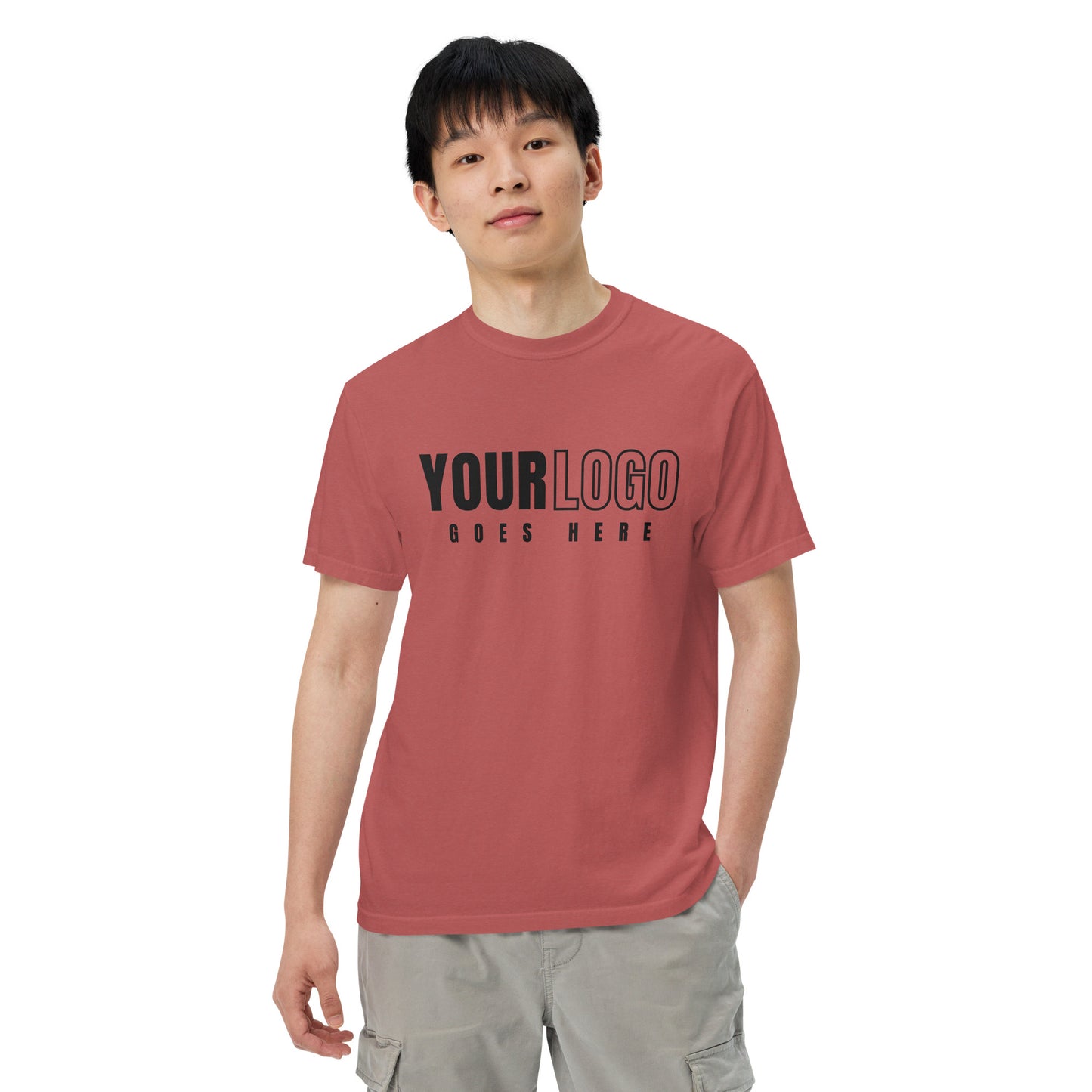 Comfort Colors Printed Logo Unisex Garment-Dyed Heavyweight T-shirt