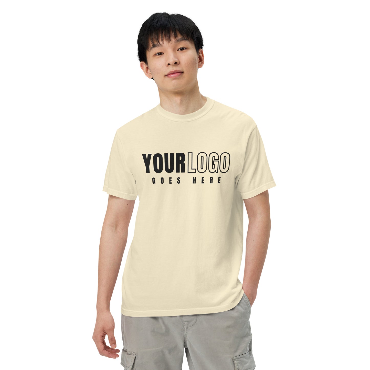 Comfort Colors Printed Logo Unisex Garment-Dyed Heavyweight T-shirt