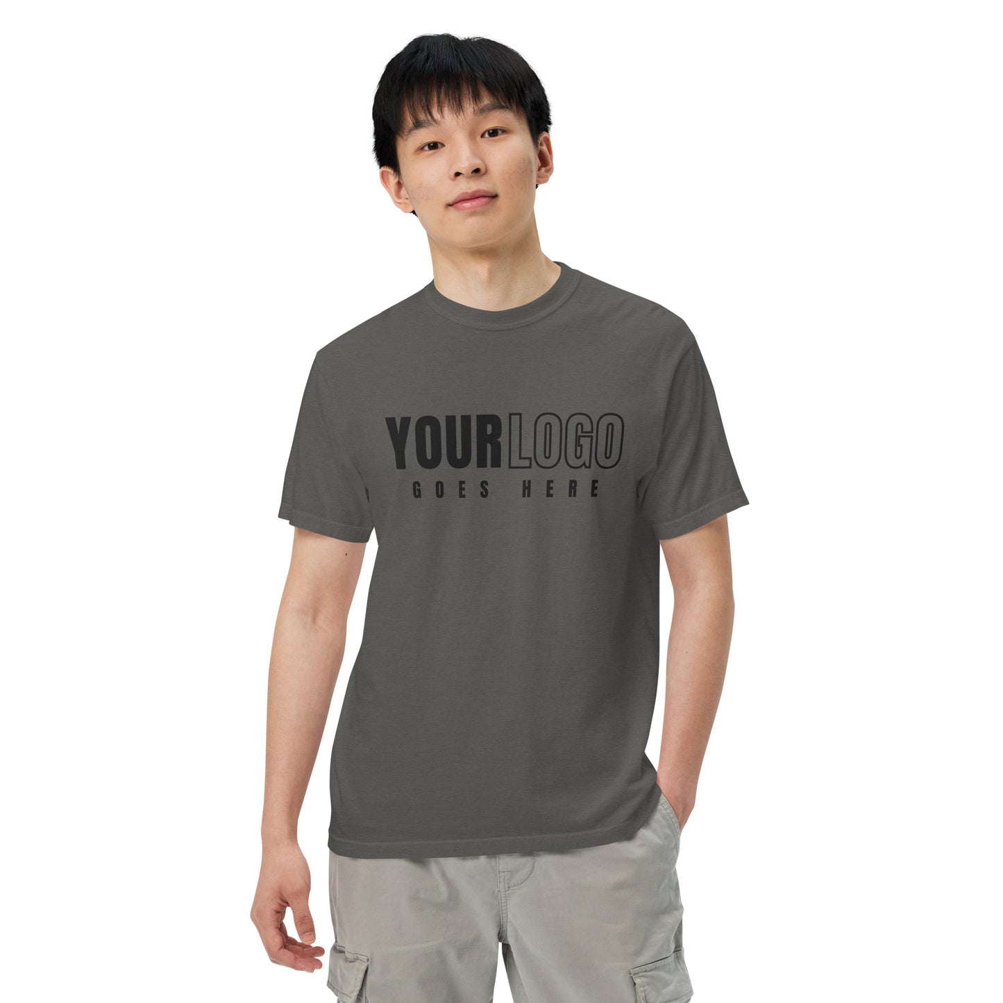 Comfort Colors Printed Logo Unisex Garment-Dyed Heavyweight T-shirt