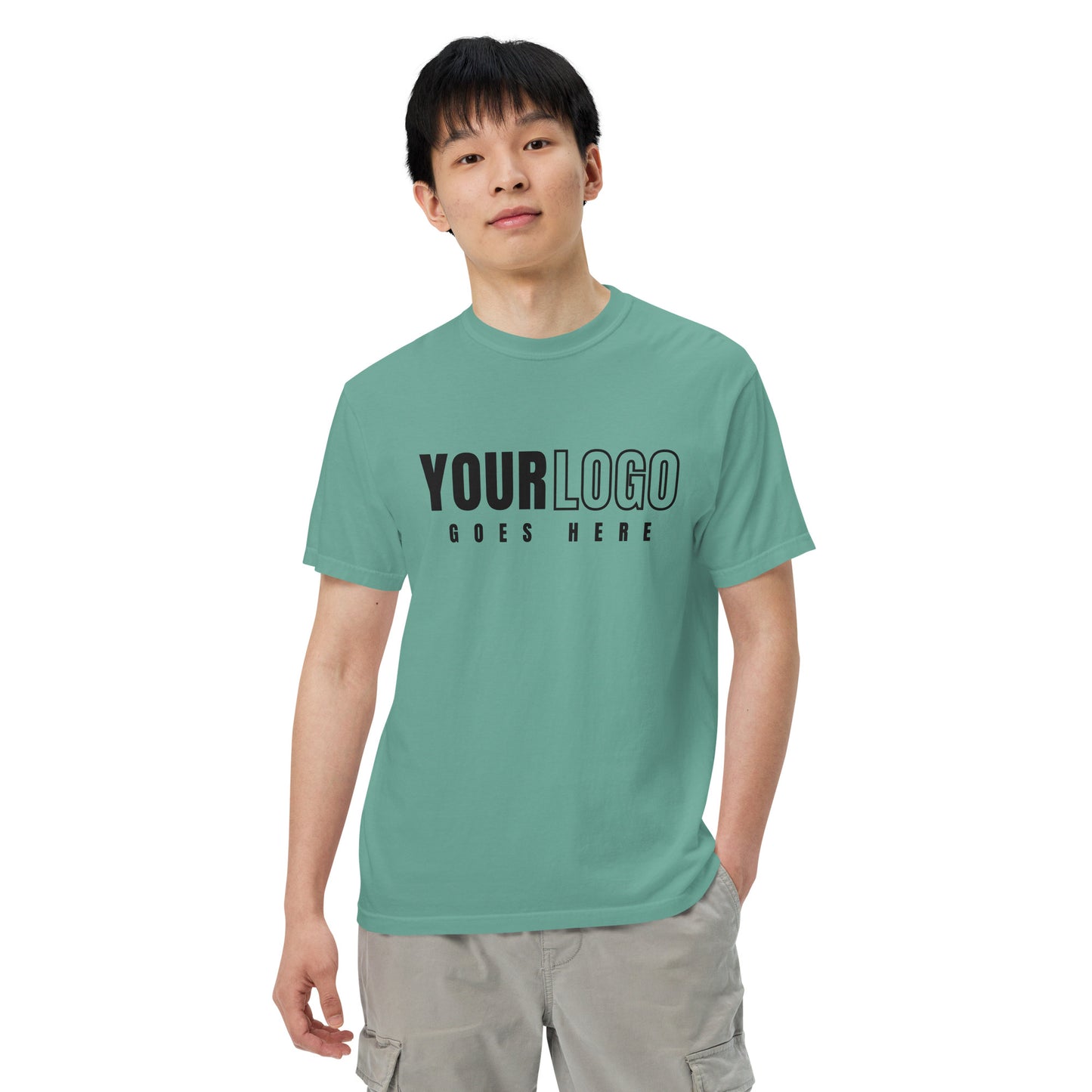 Comfort Colors Printed Logo Unisex Garment-Dyed Heavyweight T-shirt