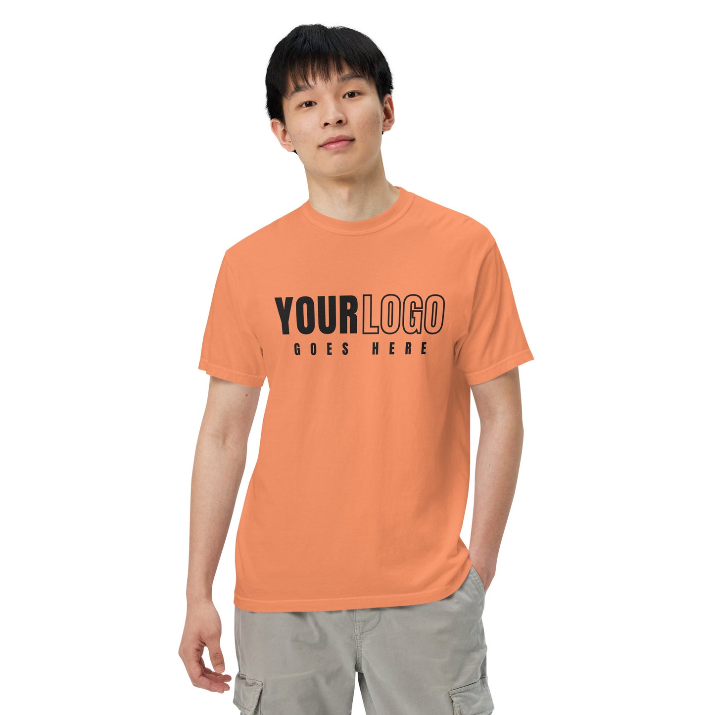 Comfort Colors Printed Logo Unisex Garment-Dyed Heavyweight T-shirt