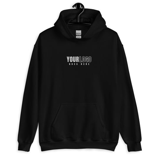 Embroidered Custom Logo Unisex Hoodie